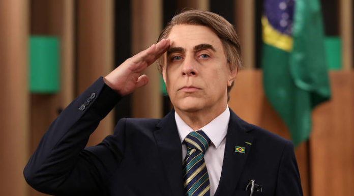 Tom Cavalcante como Bolsonaro no Multi Tom
